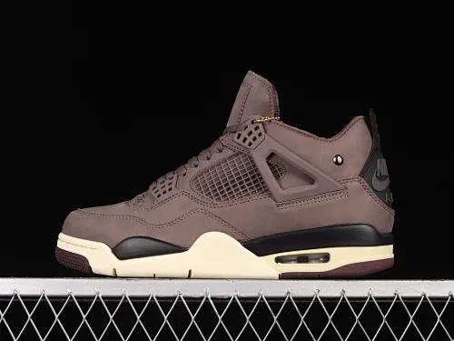All categories Air Jordan Jordan series basketball shoes Air Jordan 4 pure original version A Ma Maniére x Air Jordan 4 "Violet Ore" AJ4 Joe 4 joint model burgundy red DV6773-220